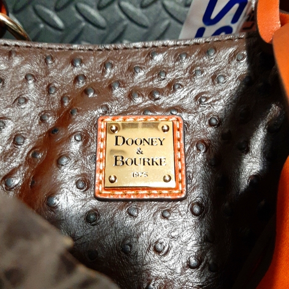 DOONEY & BOURKE Embossed Ostrich Print Tammy Tote